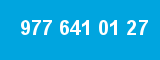 977 641 01 27 977 641 01 27